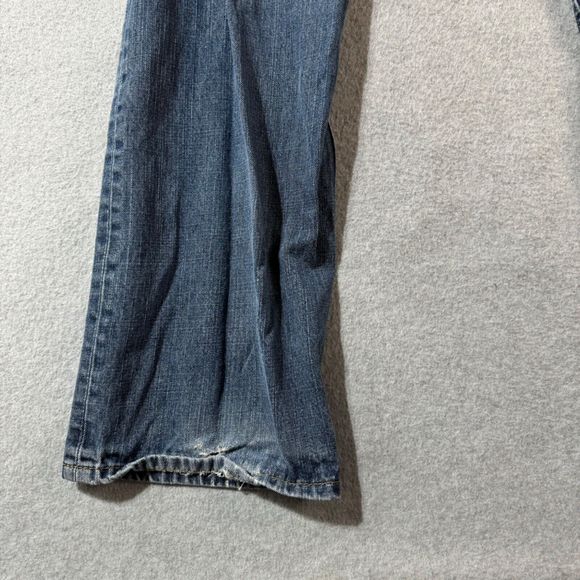 Levi’s Jens Mens 569 34x34 Blue Loose Straight Medium Wash Workwear Solid Loose - Picture 12 of 13